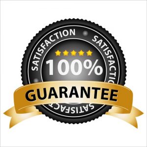 satisafaction guaranteed sign