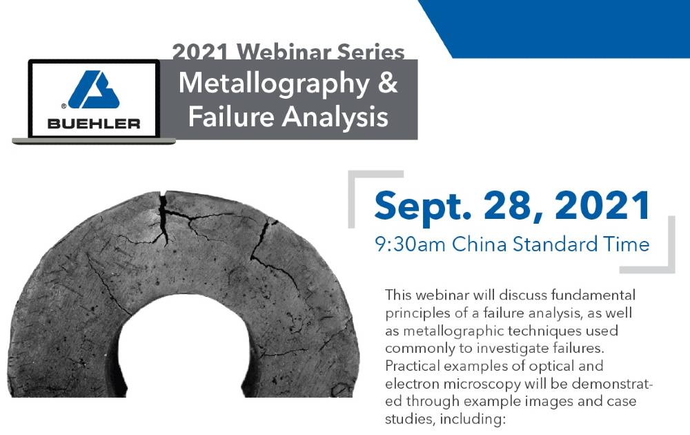 Metallography and Failure Analysis Webinar