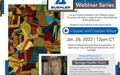 Beuhler Webinar – Copper & Copper Alloys Etching & Microstructure Analysis